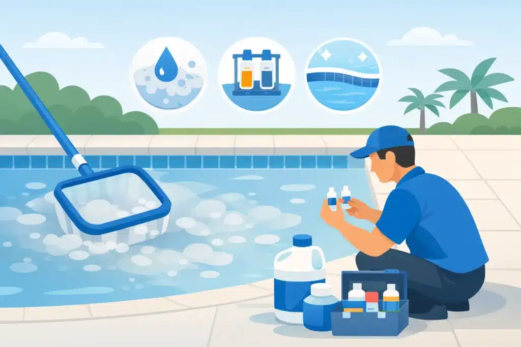 Cloudy Pool Water Treatment Service Explained